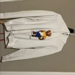Polo Bear by Ralph Lauren Hoodie (White)